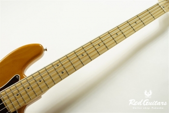 MADE IN JAPAN HYBRID II JAZZ BASS V - Vintage Natural